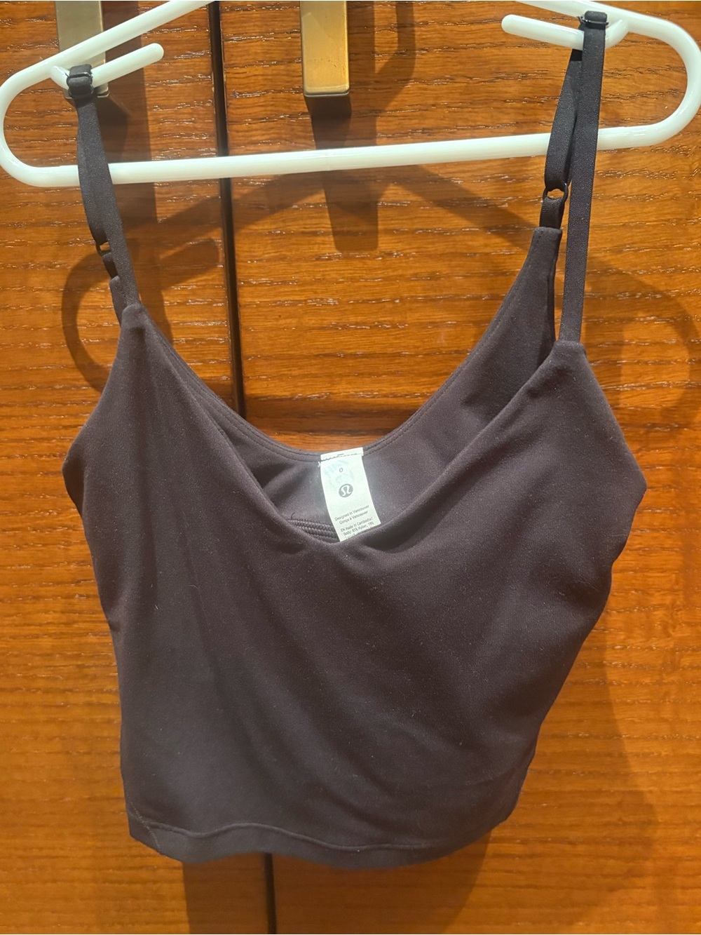 Lululemon Align Cropped Cami Tank Black Size 0 Black